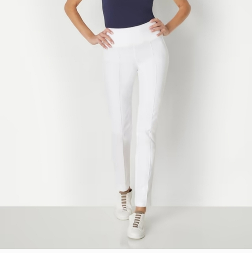 Anatomie Sonia Honiara Women's Size Small White High Rise Pants New with Tags